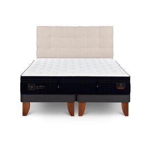 Cama Europea Cic Super Premium / Super King / Base Dividida + Respaldo