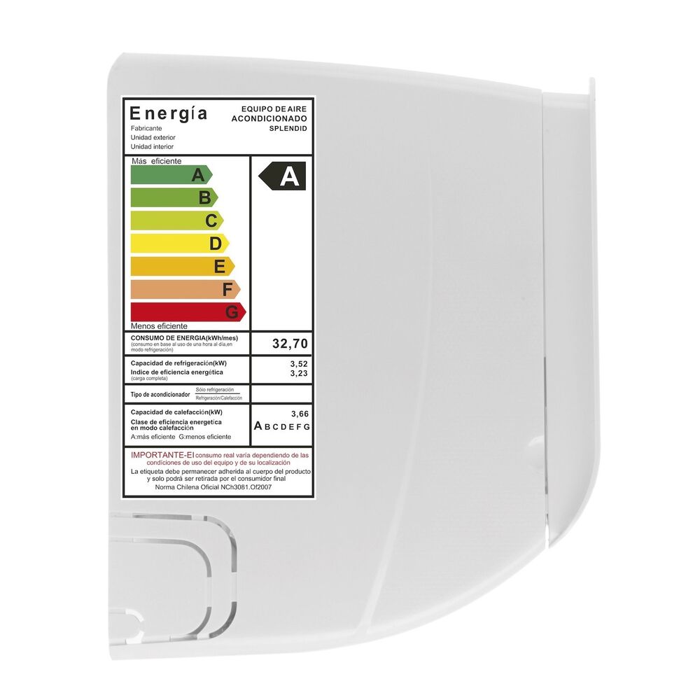 Aire Acondicionado 9000 Btu Inverter Splendid image number 12.0