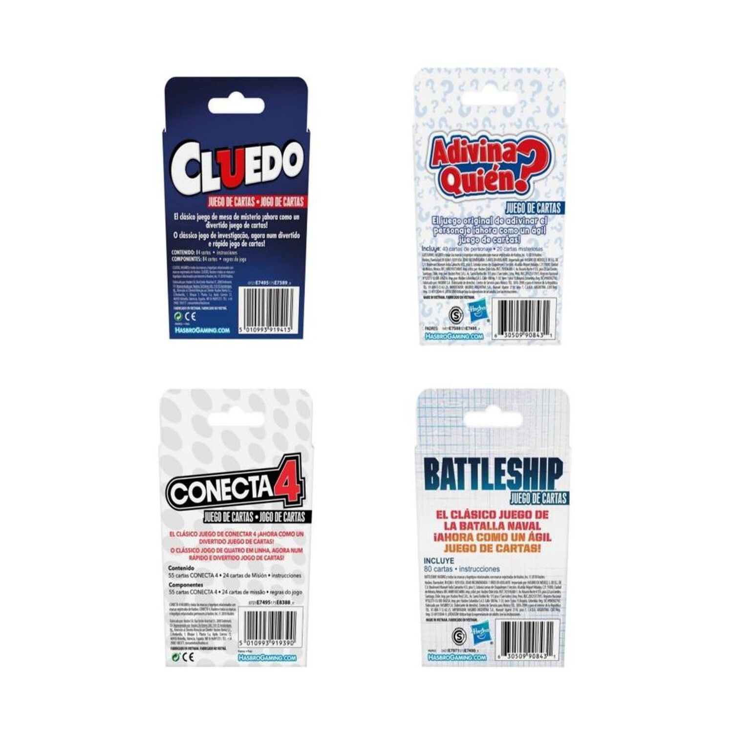 Juego De Cartas Cl&aacute;sicos Hasbro Gaming image number 3.0