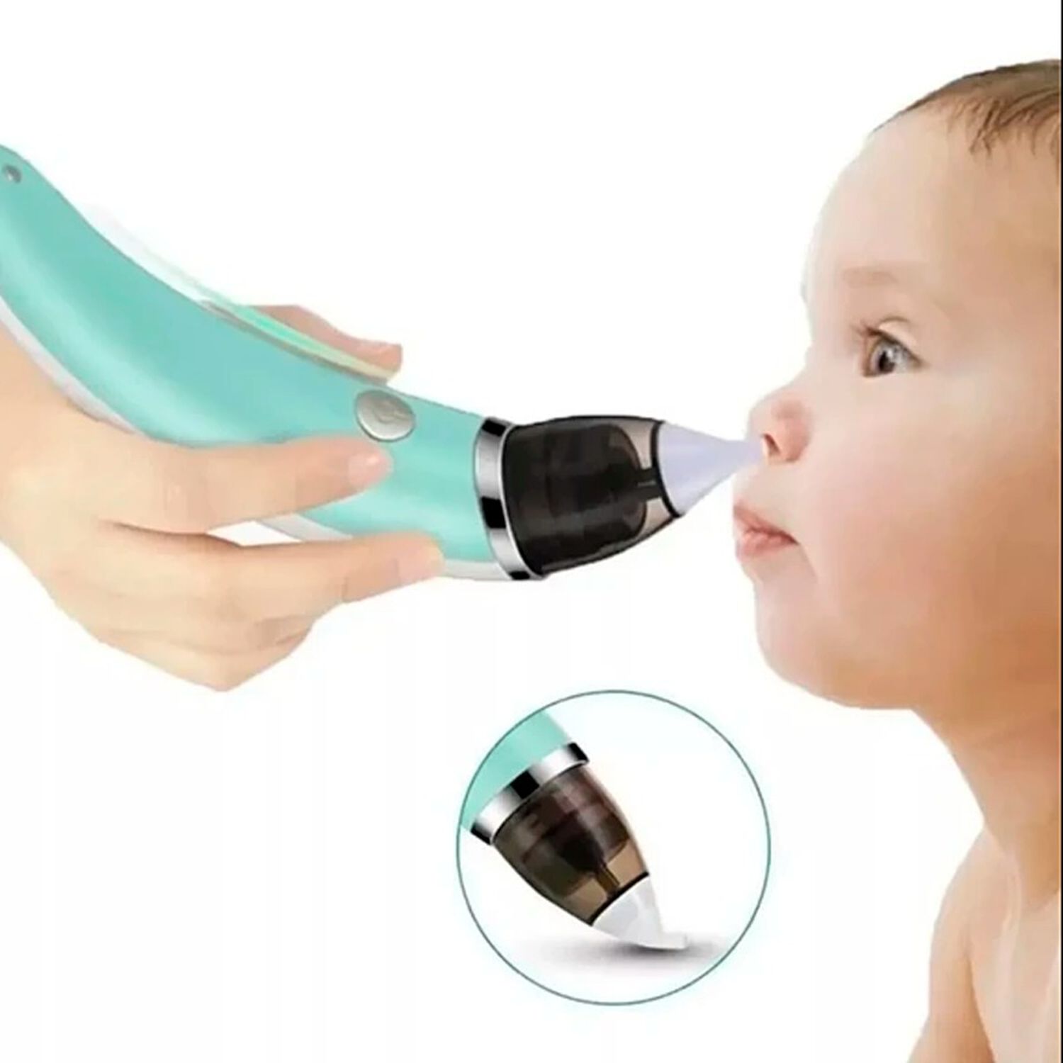 Aspirador Nasal El&eacute;ctrico Beb&eacute; Y Ni&ntilde;os Saca Moco Port&aacute;til image number 2.0