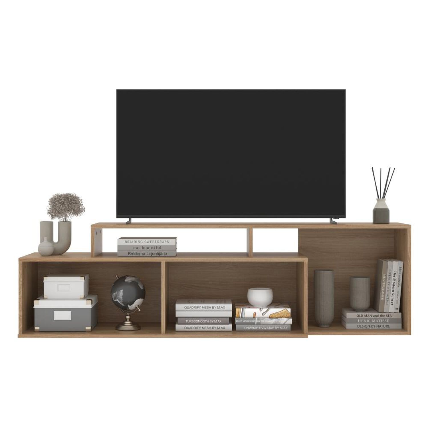Rack Di Poretti Design Rack Oak / 2 Puertas image number 1.0