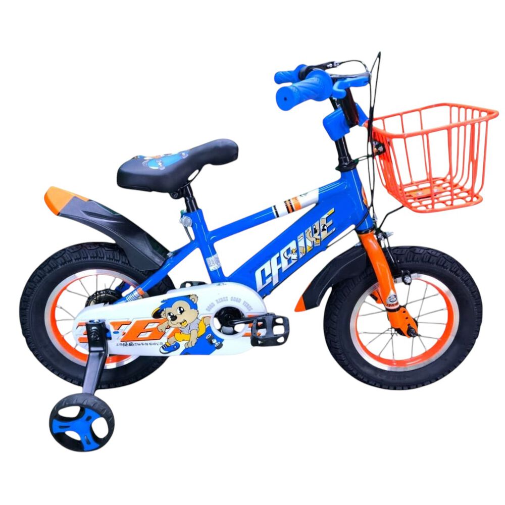Bicicleta Aro 12 Infantil Cfbike Azul/naranjo image number 0.0