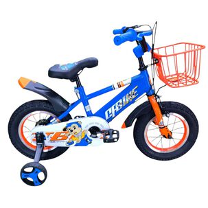 Bicicleta Aro 12 Infantil Cfbike Azul/naranjo
