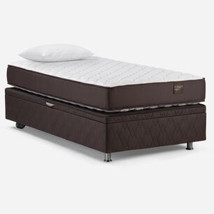 Cama Ba&uacute;l Rosen Ergo T / 1.5 Plazas / Base Normal + Almohada Light