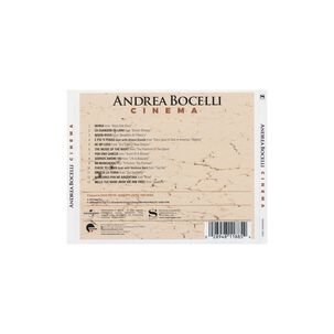 Andrea Bocelli - Cinema | Cd