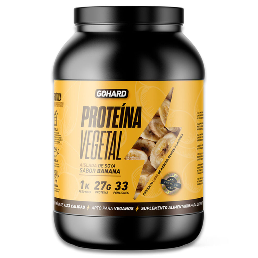 Proteína Vegetal Soya Gohard 1kg Sabor Banana image number 0.0