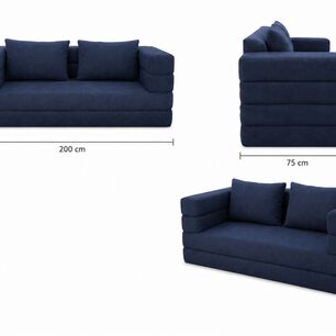 Sofa Sillon Compacto 2 Cuerpos Moderno Tevere