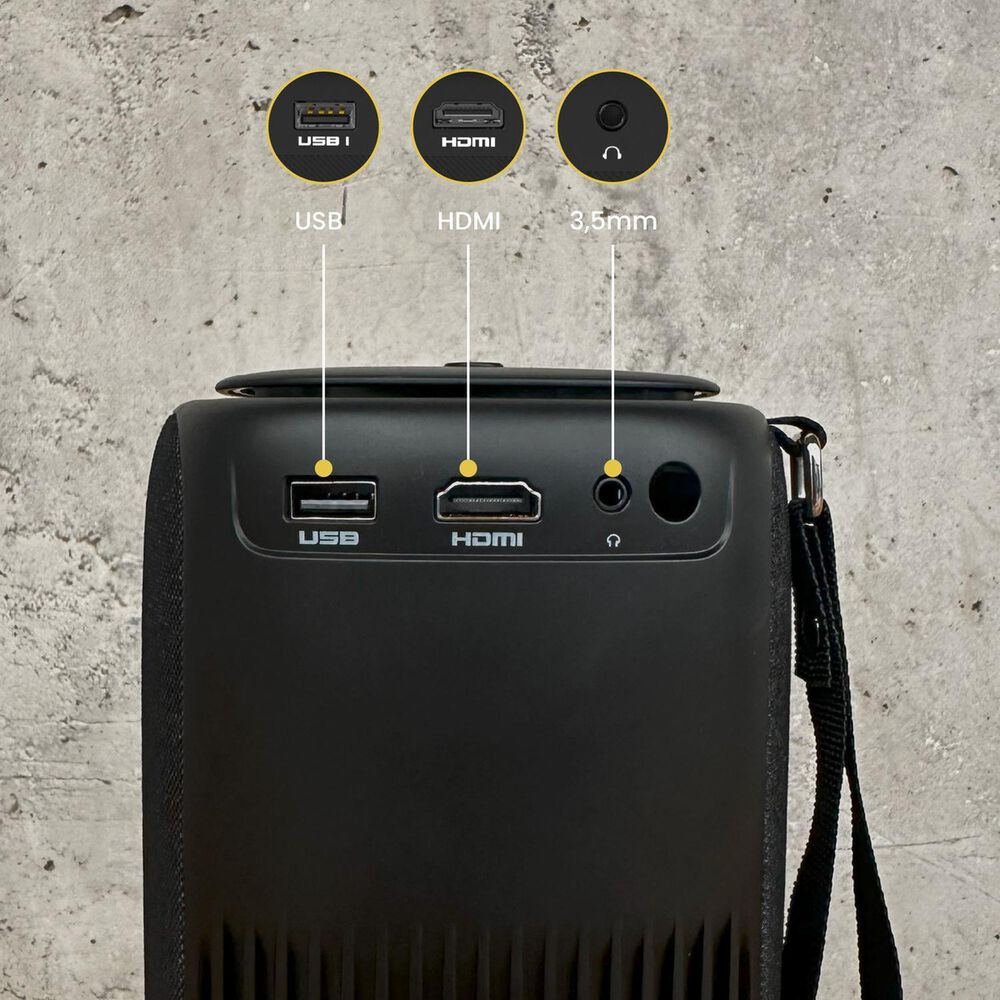 Proyector Portatil Smart Nova 9000lm Wifi Bt Android Levo image number 3.0