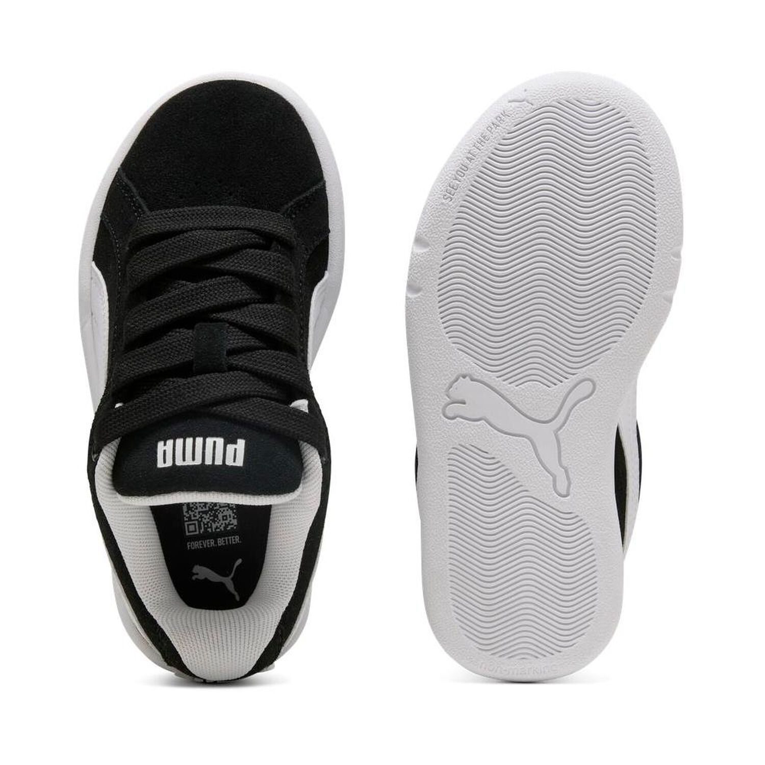 Zapatilla Urbana Unisex Puma Park Lifestyle Easy Sd Ps Negro/blanco image number 3.0