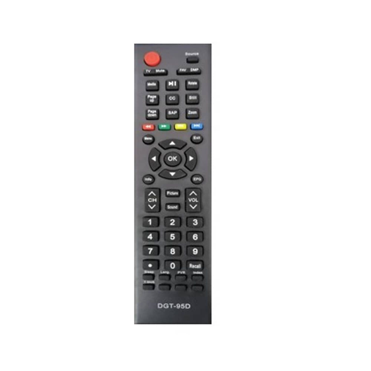 Control Remoto Para Hisense Tv Antigua + Pilas Dgt-95d image number 0.0