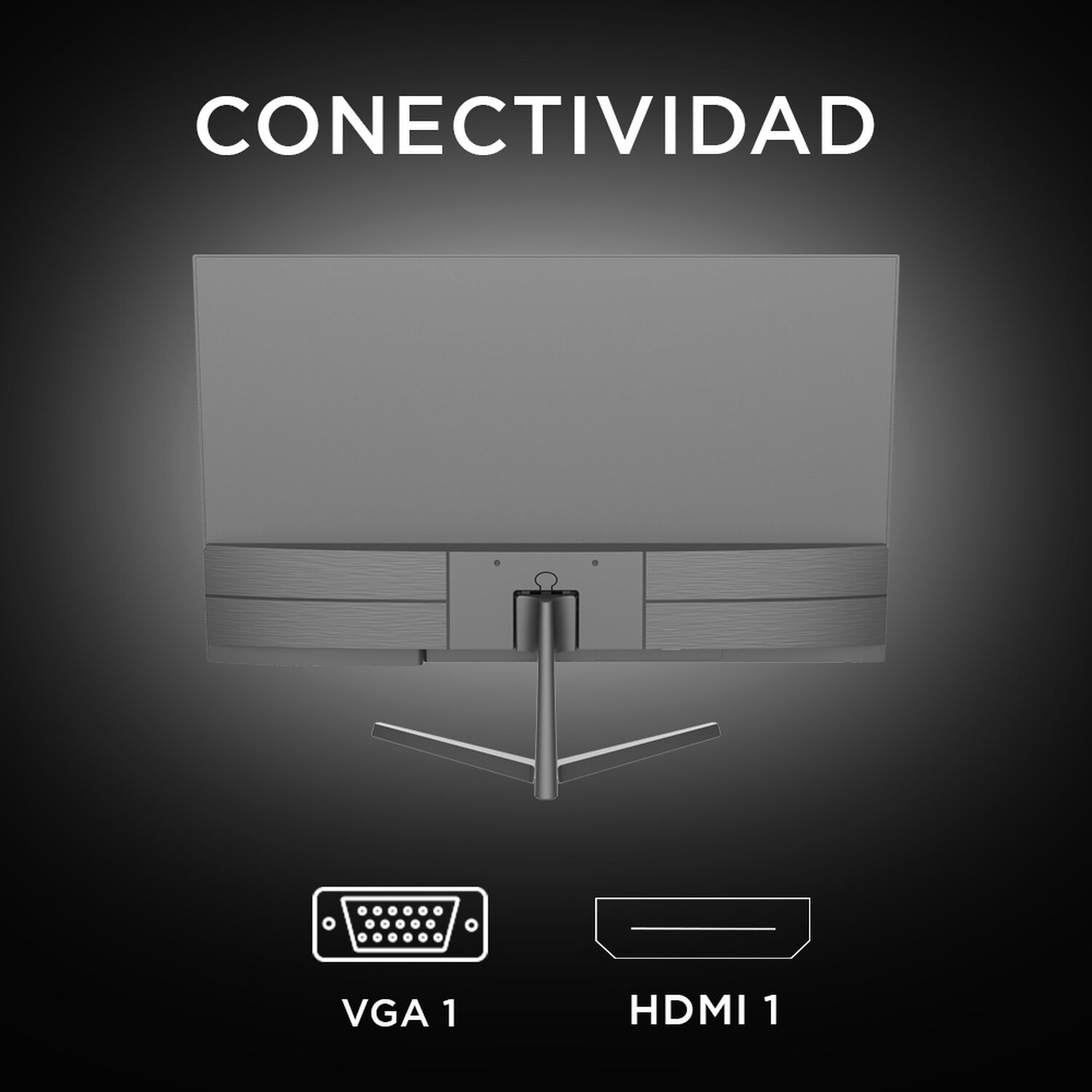 Monitor Oficina Caixun 22" Fhd Ips 75 Hz Vga Hdmi Negro C22x3f image number 2.0