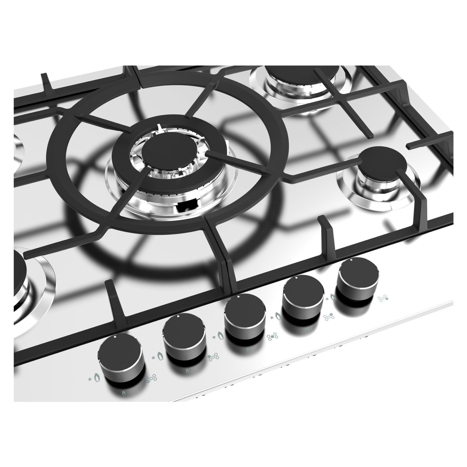 Encimera A Gas Inox 5q image number 2.0
