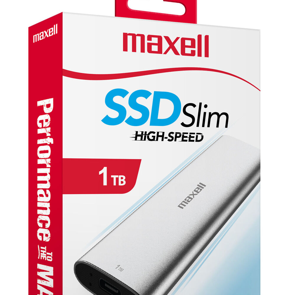 Disco Duro Solido Ssd Maxell Externo 1tb 3.1 Usb Tipo C image number 1.0