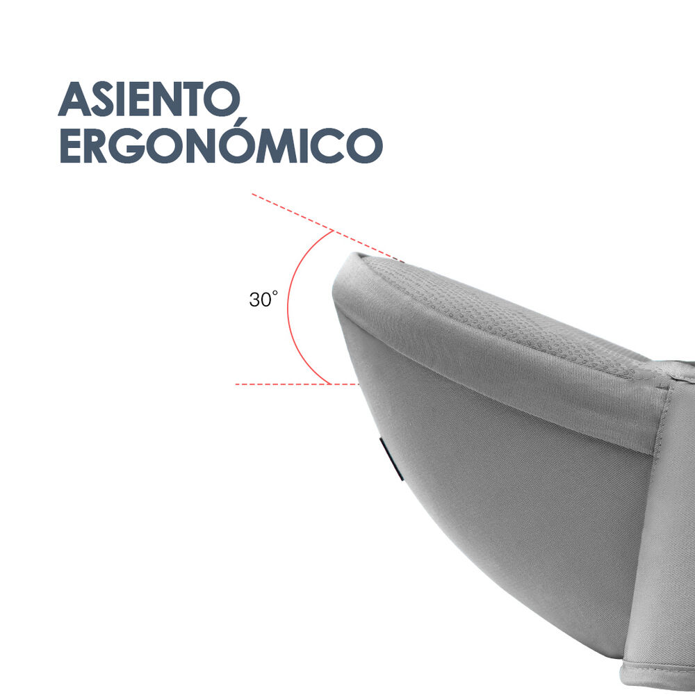 Portabebé Ergonómico Asiento Multifuncional 6 En 1 Gris image number 6.0