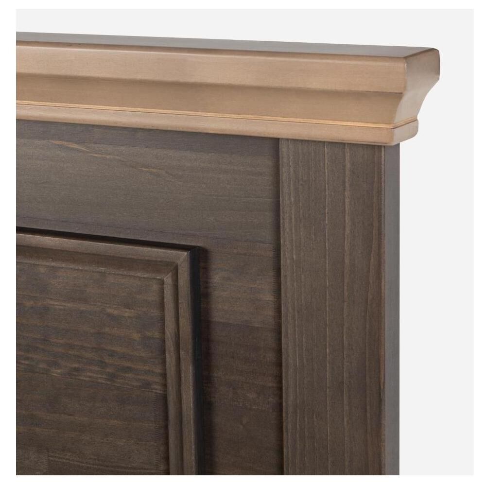 Cama Europea Rosen Art 4 / 2 Plazas / Base Dividida + Set De Maderas Anna image number 6.0