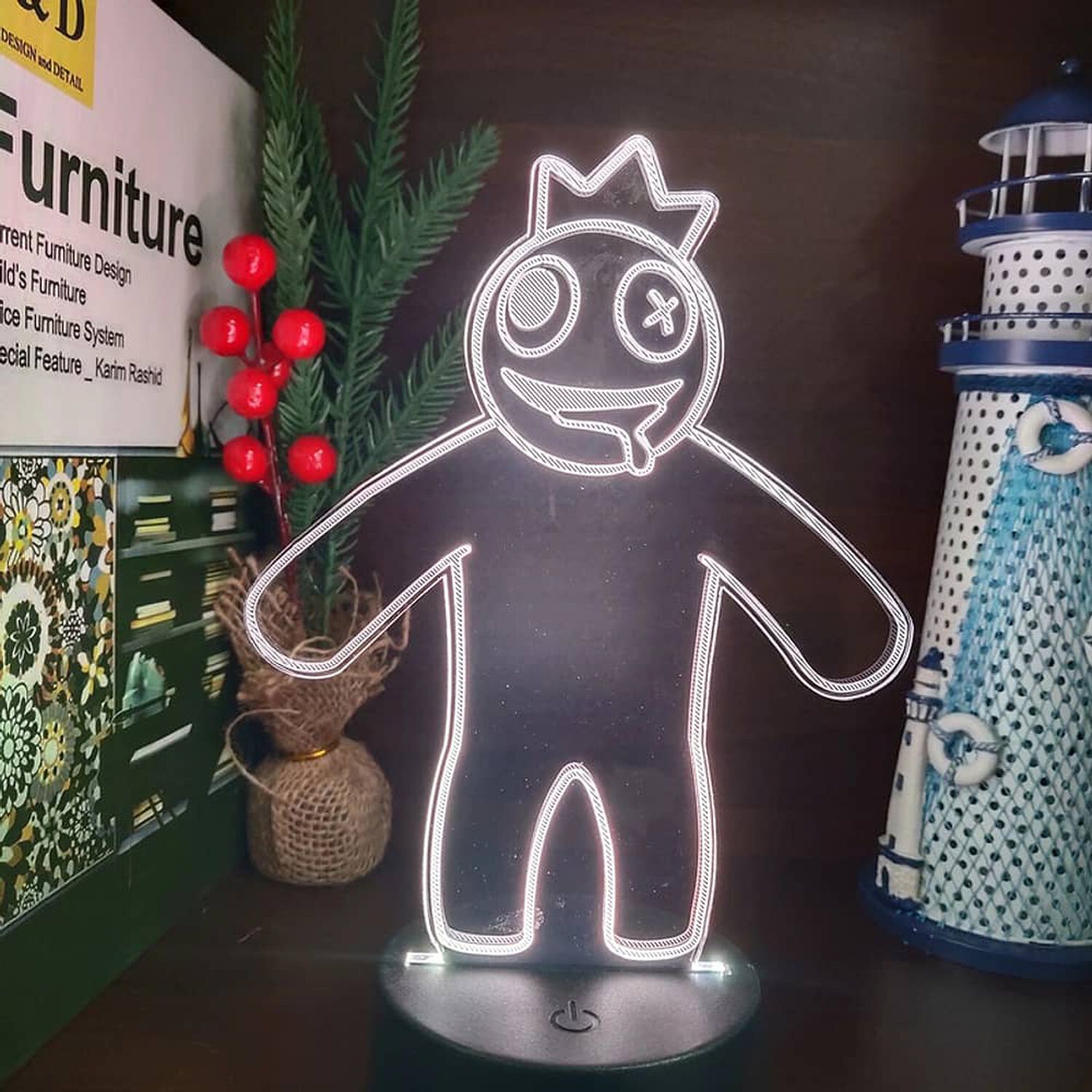 Lampara 3d Rainbow Friends Roblox image number 2.0