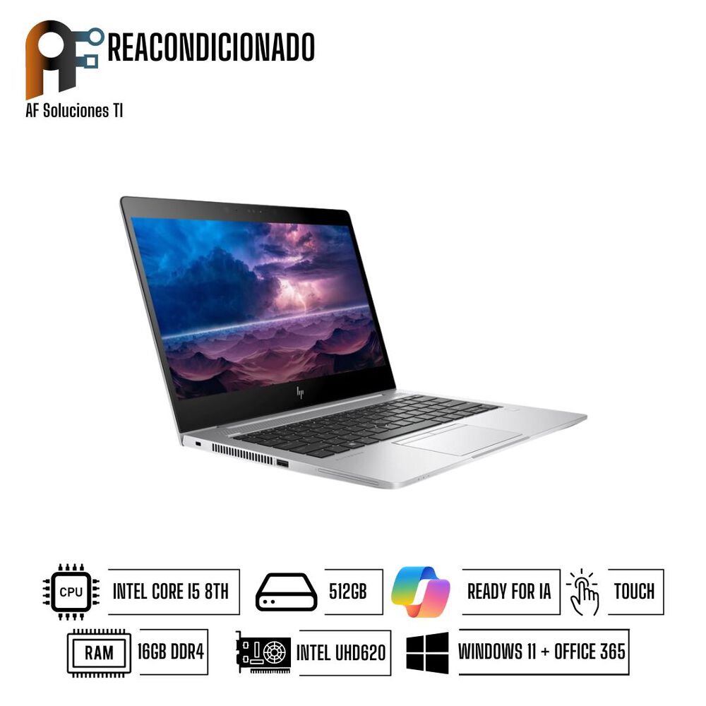 Notebook Hp Elitebook 840 G6 (i5 8th - 16gb - 512gb - Touch)(windows11 - Office365) Reacondicionado image number 2.0