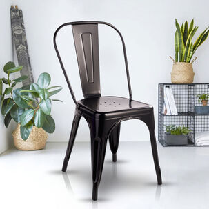 Pack 4 Sillas Tolix Vintage Negro