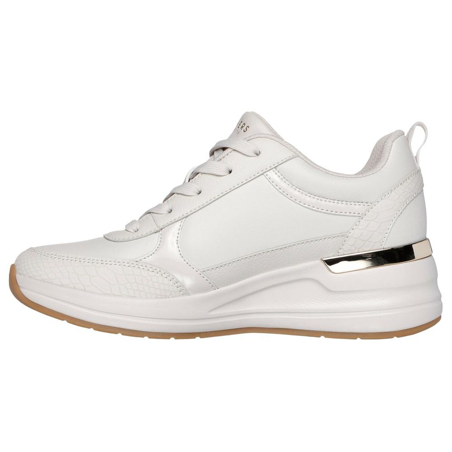 Zapatilla Urbana Mujer Skechers Billion 2 - Fine Shine Beige image number 2.0