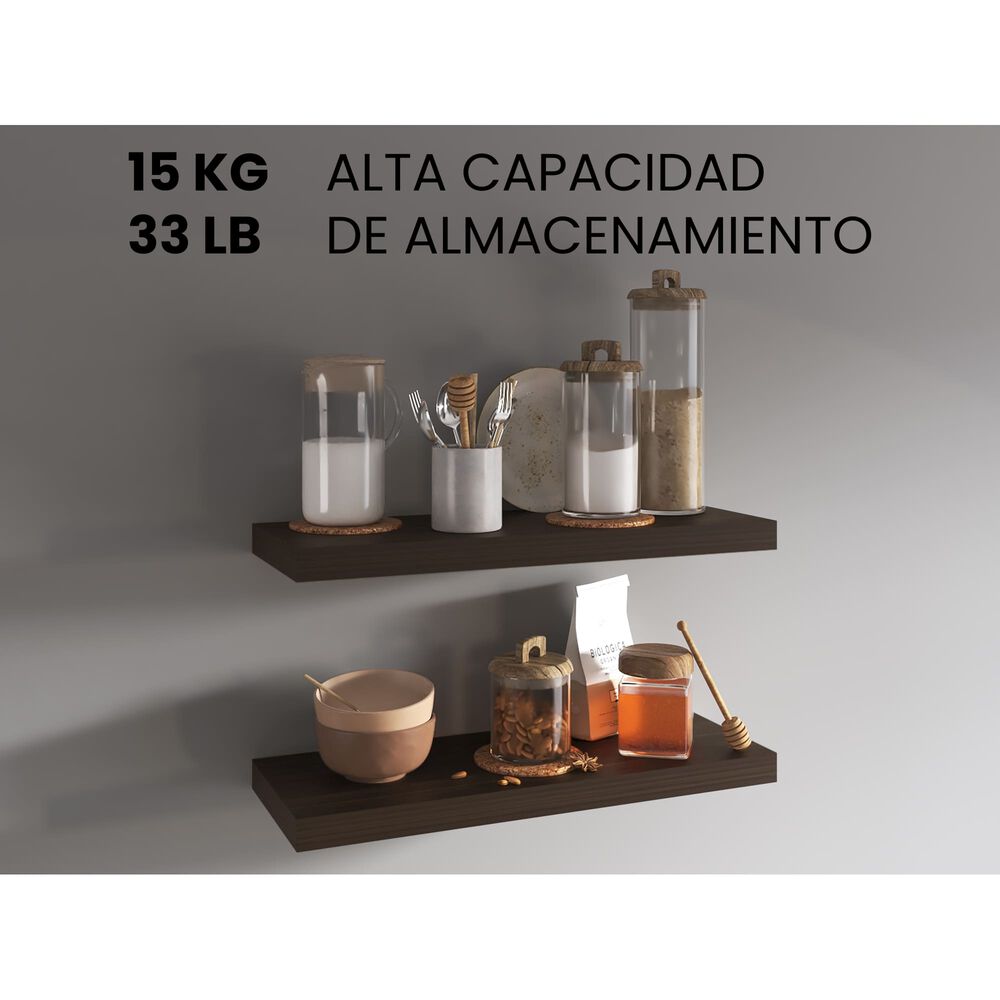 Repisa Flotante 80x25x3,8 Cm Fm-041 image number 2.0