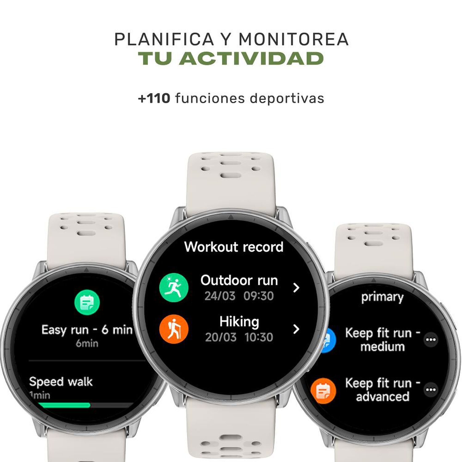 Reloj Smartwatch Gps Shart1 43,5mm Cream Lhotse image number 3.0