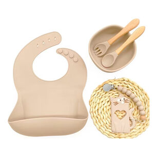 Set Alimentaci&oacute;n March Silicona Beige