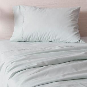 Sabana 180 Hilos Lisas Sohome 1.5 Plazas Celeste