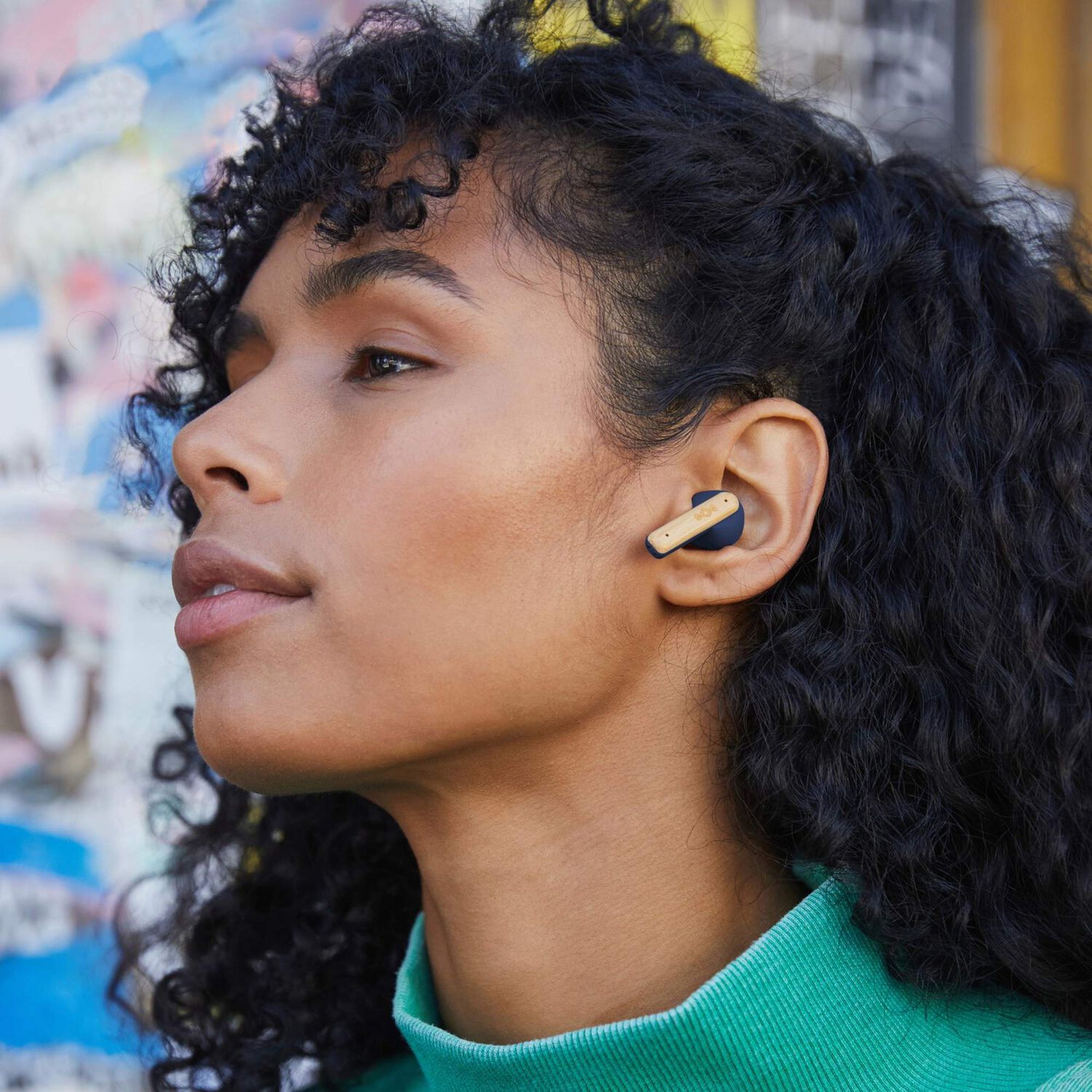 Aud&iacute;fonos Bluetooth True Wireless Little Bird Blue Marley image number 3.0