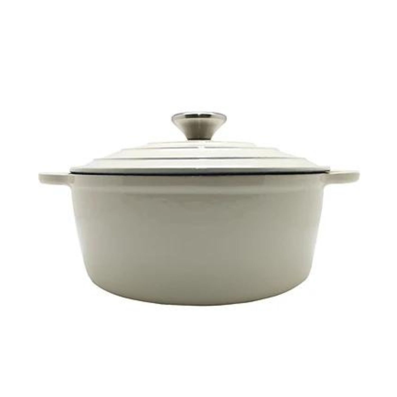 Olla Hierro Fundido 22cm Blanca Keep Antiadherente Cocina image number 0.0