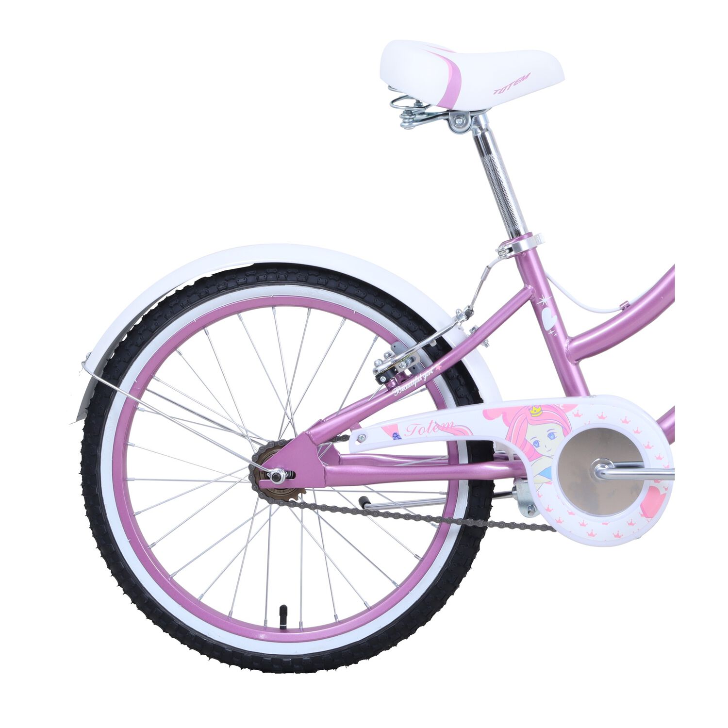 Bicicleta Totem Infantil Aro 20 Little Rouse Rosado image number 3.0