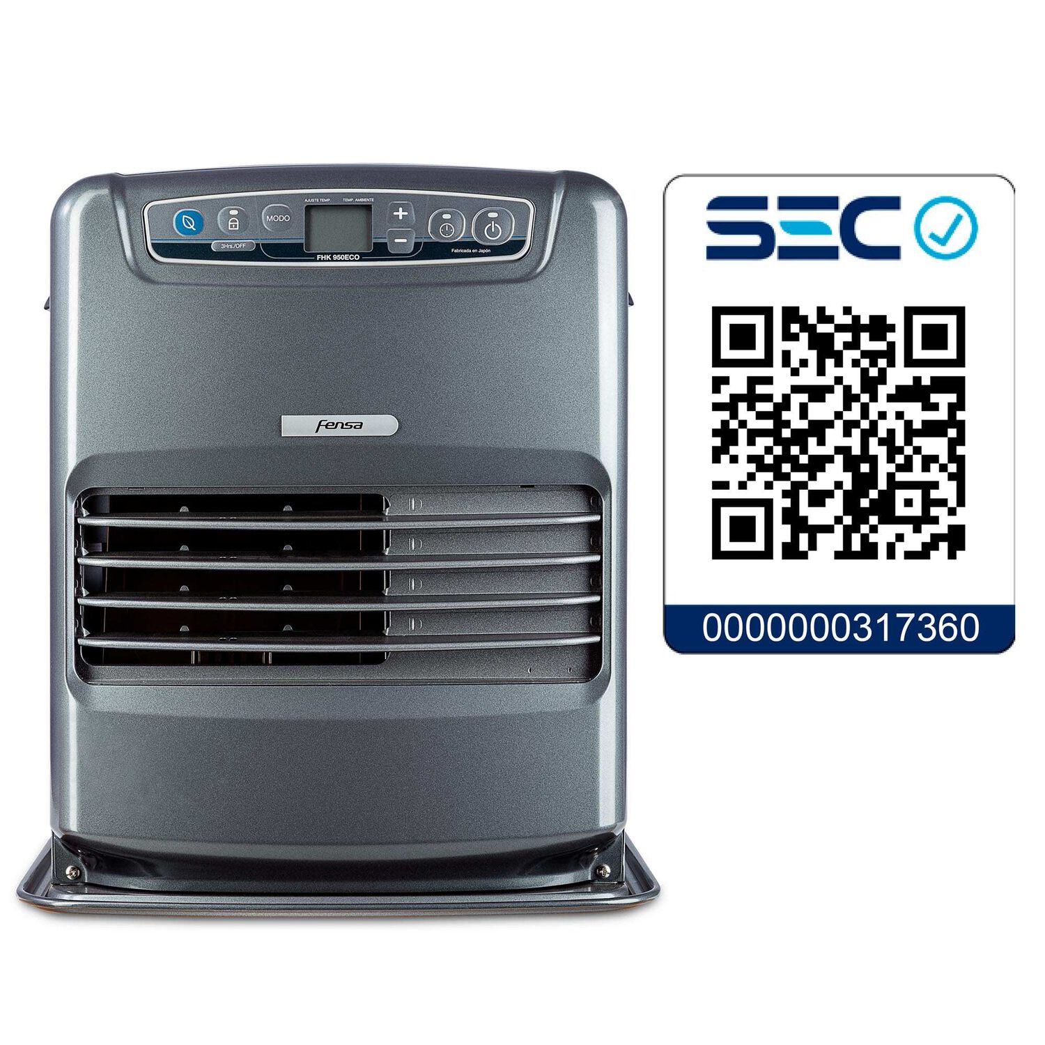 Estufa Parafina L&aacute;ser Fensa 5 Litros 3,1kw Eco Fhk 950 image number 1.0