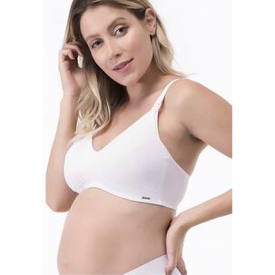 Sosten Lactancia Microfibra Blanco 2rios