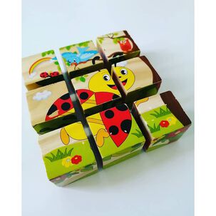 Cubos Rompecabezas Puzzles De Madera 6 Juegos En 1 Ni&ntilde;os