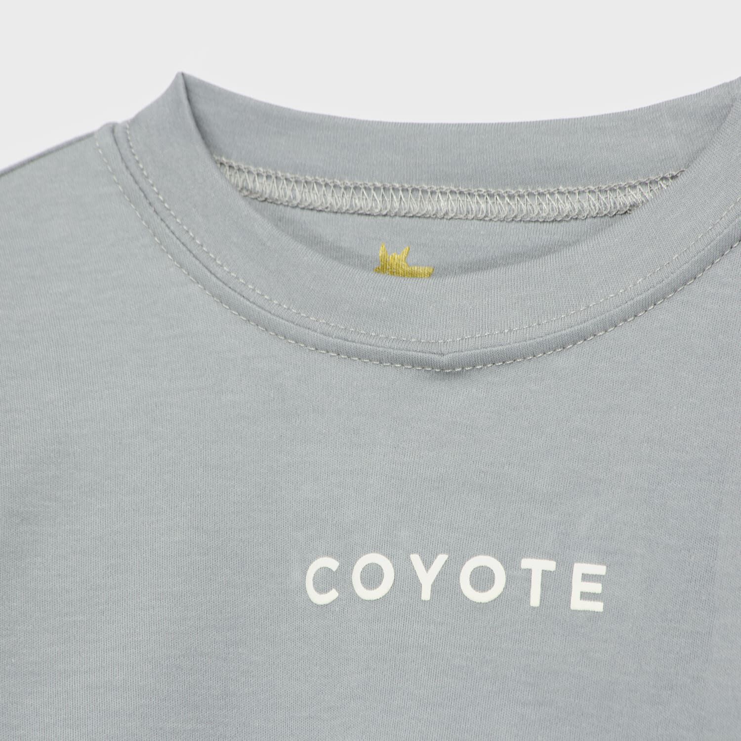 Polera Gris Coyote Blanco Algod&oacute;n Peruano image number 2.0