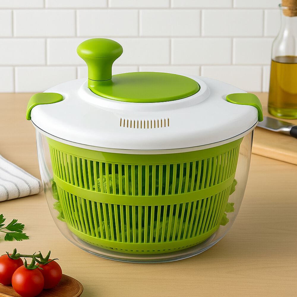 Centrifuga Secador De Lechuga Frutas Verduras Cocina image number 2.0