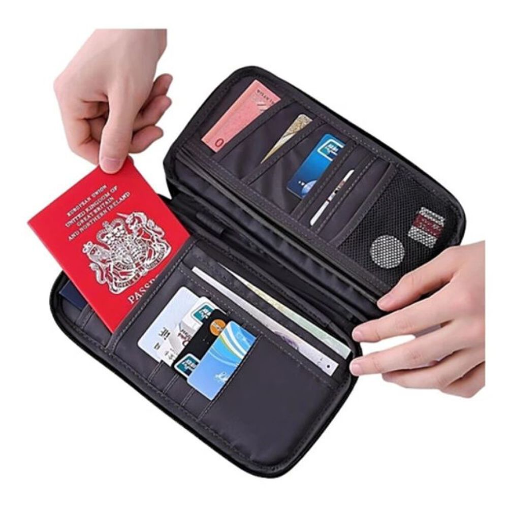 Billetera Portapasaporte Para Hombre Y Mujer image number 2.0