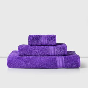 Toalla De Mano 100% Algodón 450 Grs. 4580 Centimetros / Morado American Family