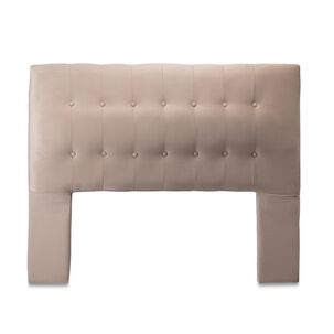 Respaldo Sevilla Con Patas Felpa 2 Plazas Beige