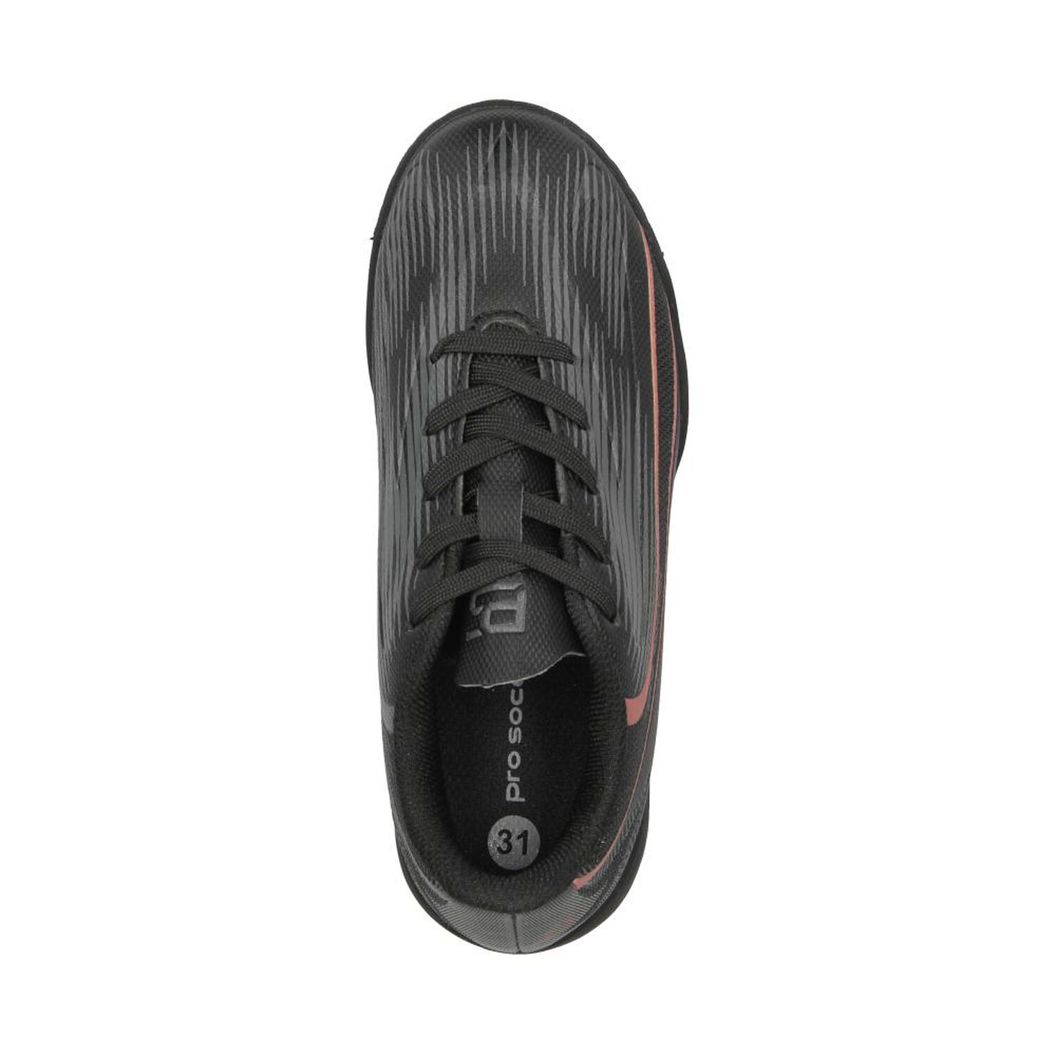 Zapatilla F&uacute;tbol Ni&ntilde;o Pro Soccer Black image number 4.0