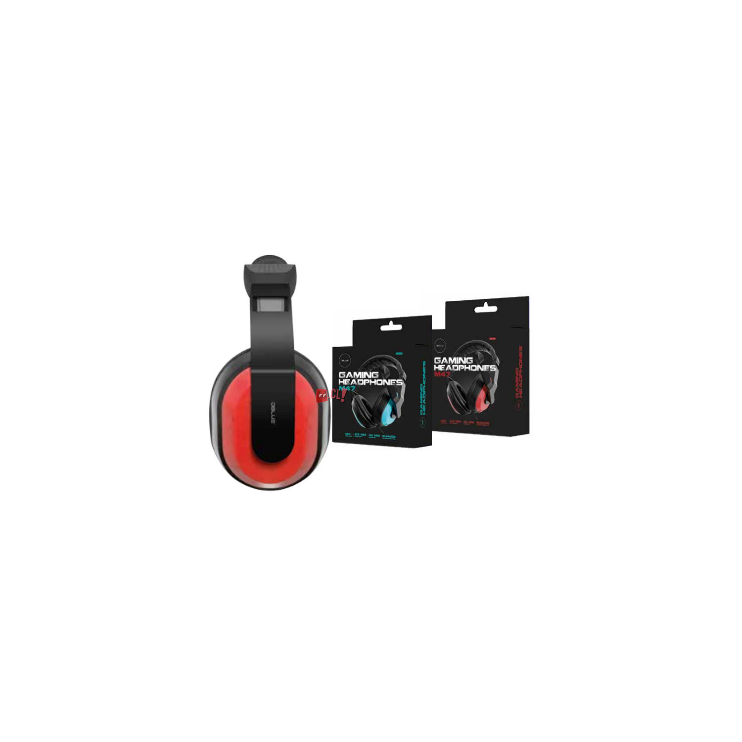 Aud&iacute;fonos Para Ps4 Y Consolas Gamer Conexi&oacute;n 3,5mm Rojo - Ps image number 1.0