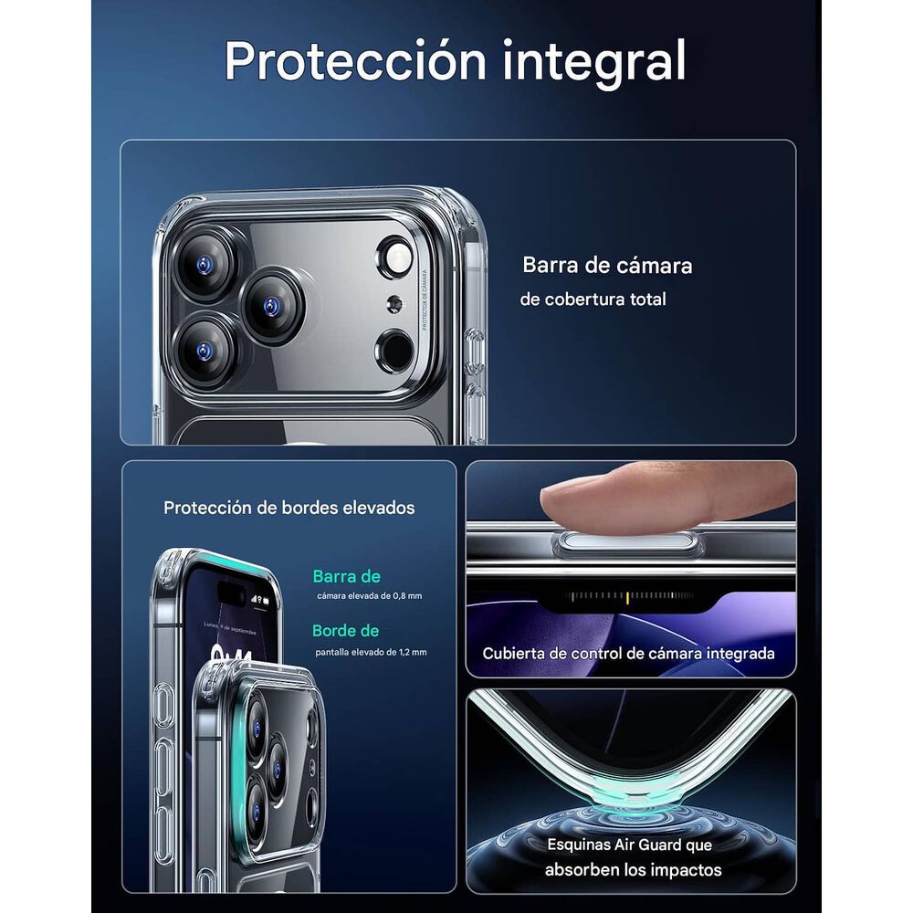 Para Iphone 17 Pro Max - Pack: Carcasa Magsafe + Vidrio Templado image number 3.0