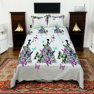 Cubrecama Tipo Quilt Luminoso 2 Plazas M05