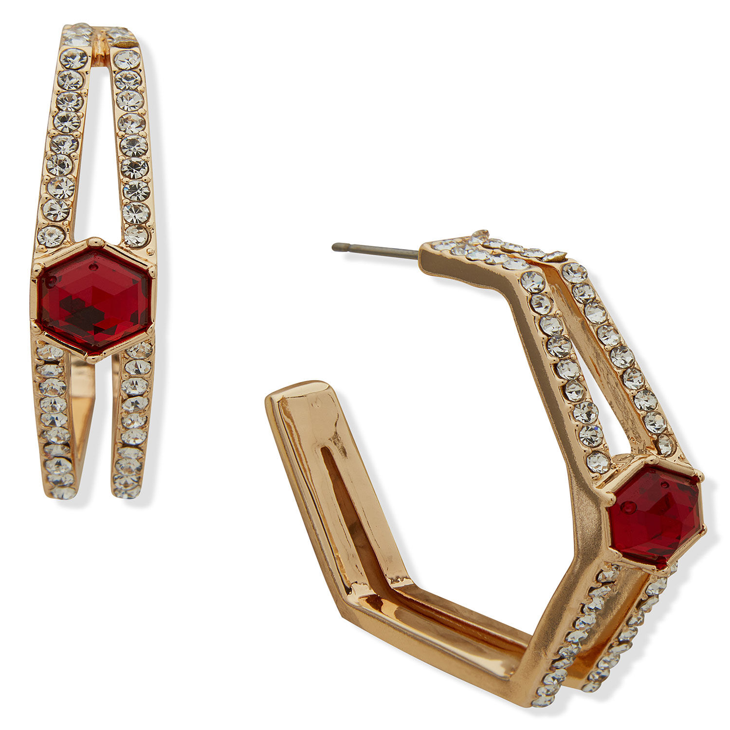 Aros Anne Klein Rojo Mujer 01g00735 image number 0.0
