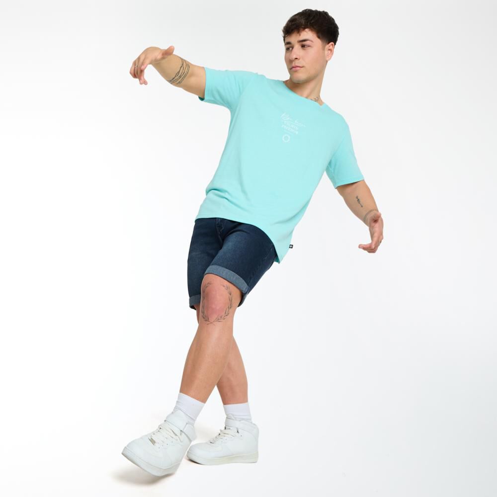 Polera Slim Manga Corta Cuello Redondo Hombre Skuad image number 1.0