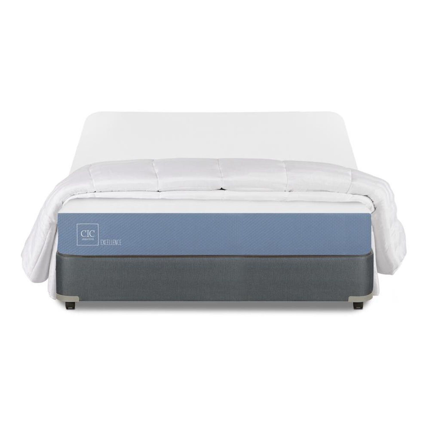 Cama Americana Cic Excellence / 2 Plazas / Base Normal + Plum&oacute;n image number 0.0