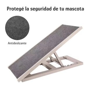 Rampa Para Mascotas Chica Plegable Liviana Compacta 34x85cm