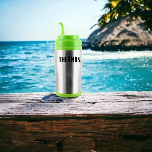 Termo Para Mate & Café De Acero Inoxidable 450ml - Verde