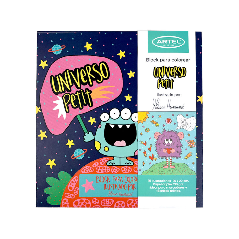 Libro Para Colorear Universo Petit Por Mónica Hamamé image number 0.0