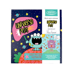 Libro Para Colorear Universo Petit Por Mónica Hamamé