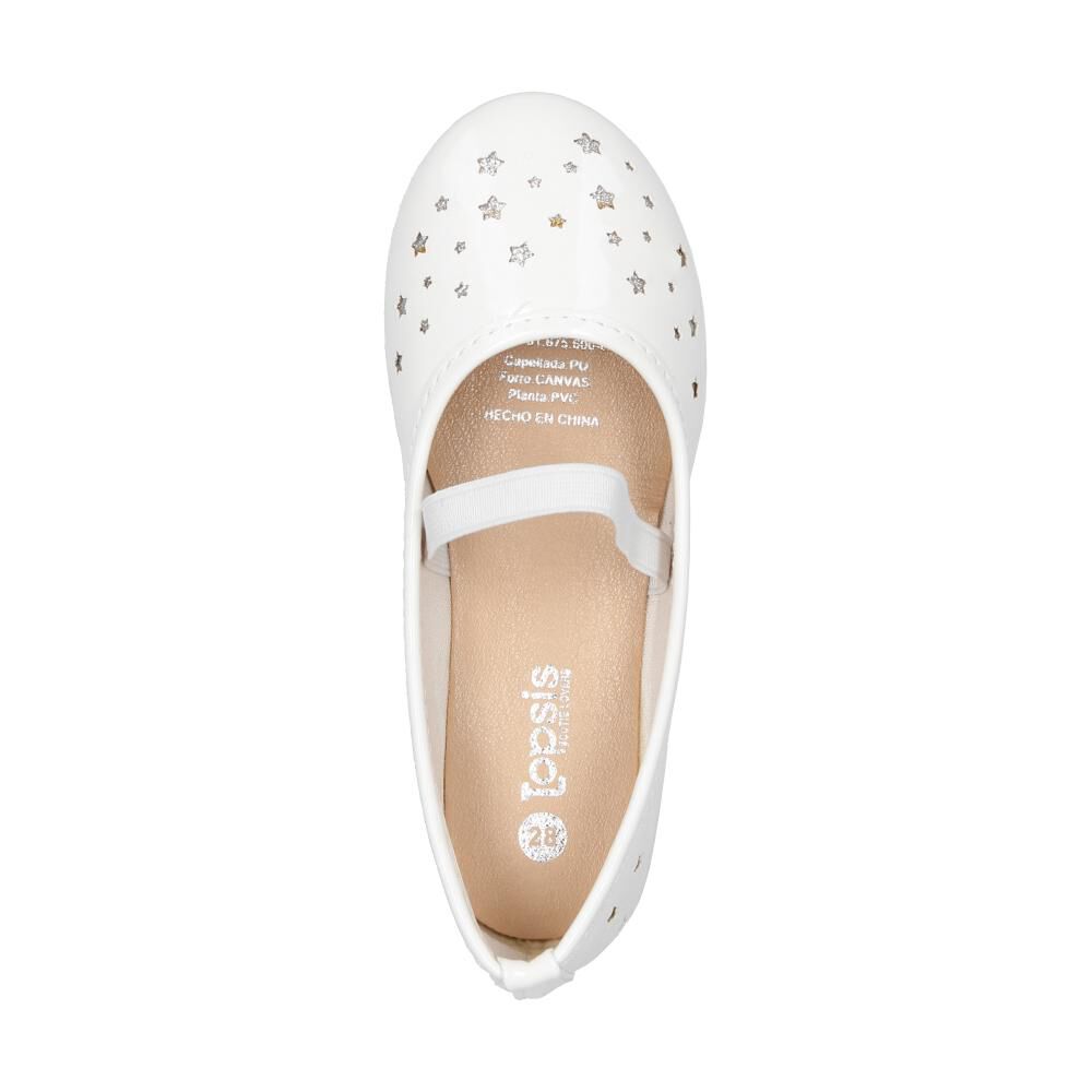 Zapato Infantil Niña Topsis White image number 4.0